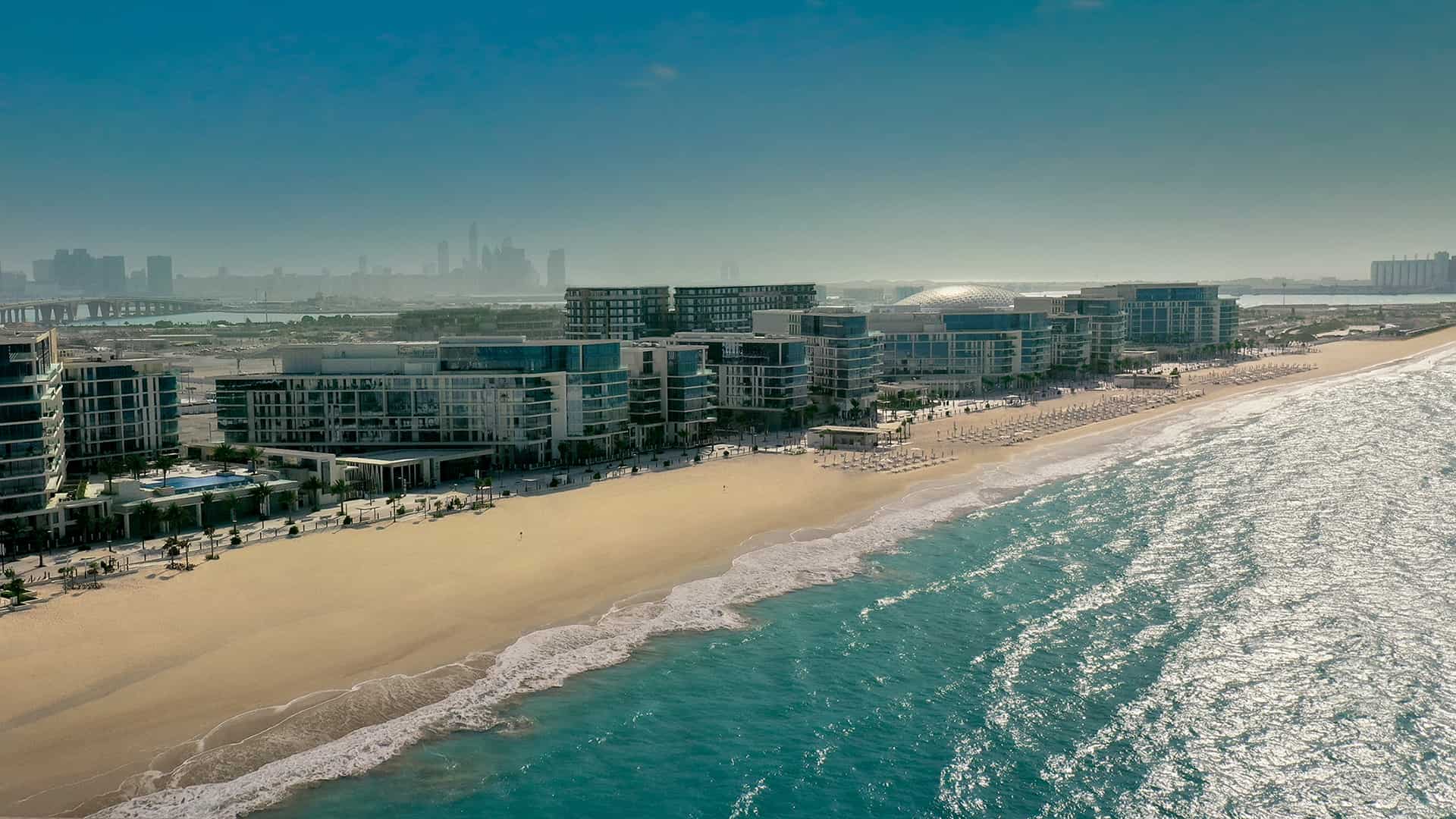 City skyline and sky